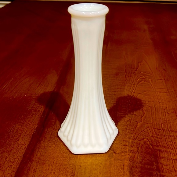 EO Brody Accents Vintage Eo Brody White Milk Glass Bud Vase 75
